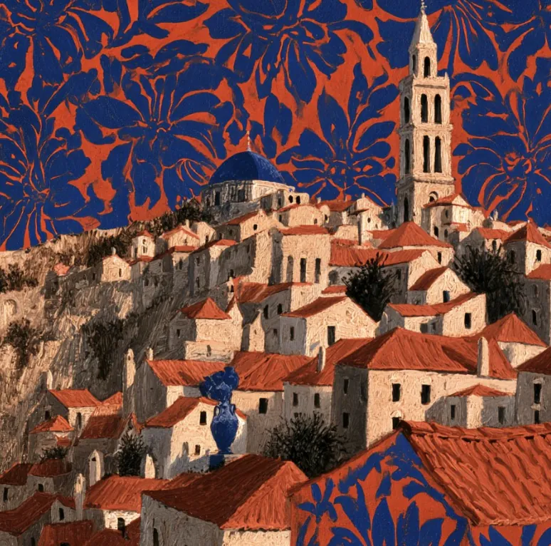 Village Where Sky Flowers Bloom